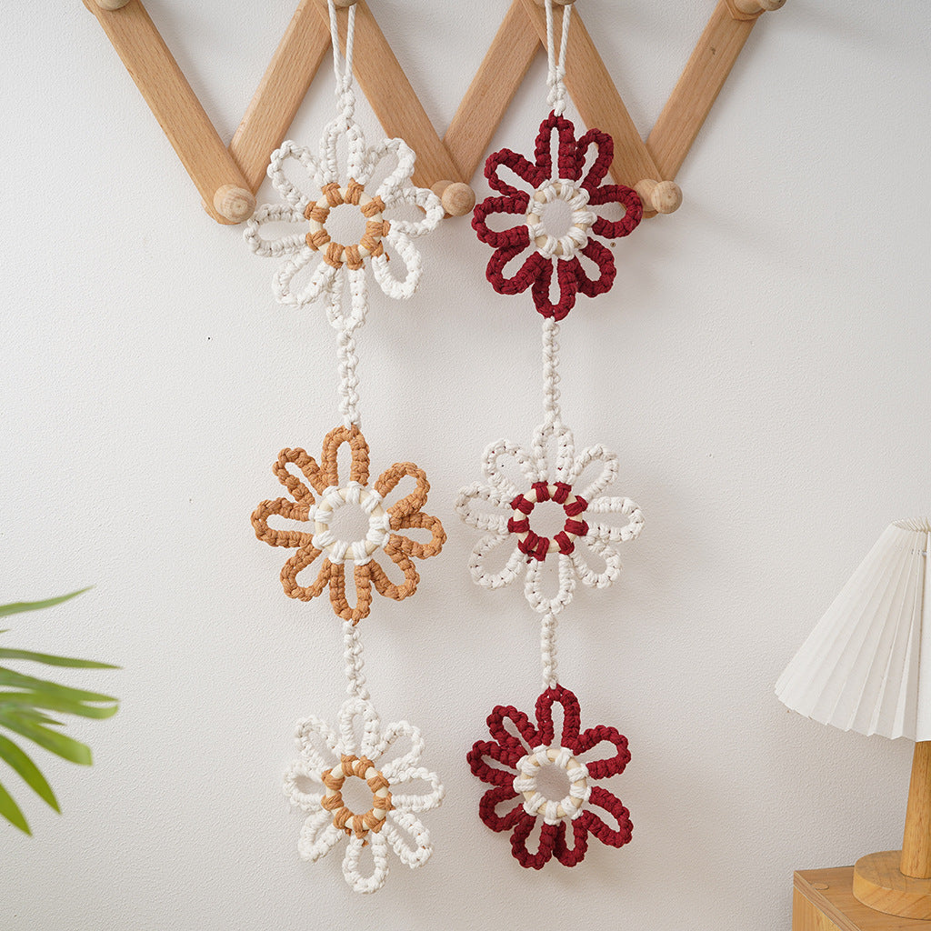 Decorative Macrame Flower Garland Kalsten