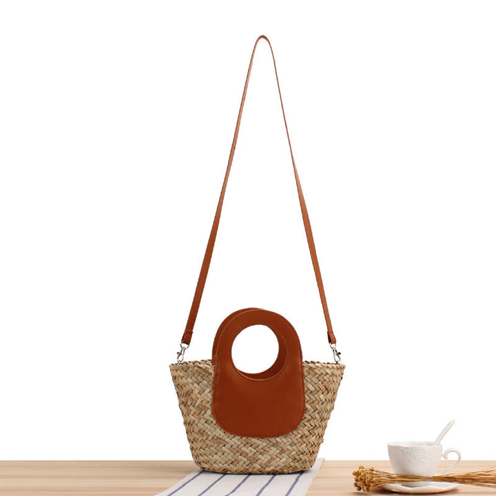 Designer Shoulder Bag in Modern Wave Pattern Kalsten