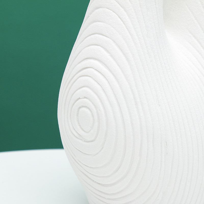 Unique Dual Chamber Ceramic Vase Kalsten