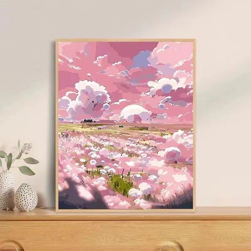 Floral Landscape Canvas Art Kalsten