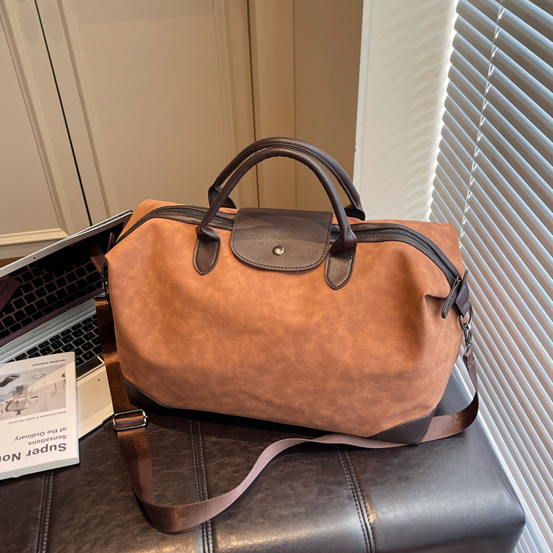 Modern Leather Duffle Bag