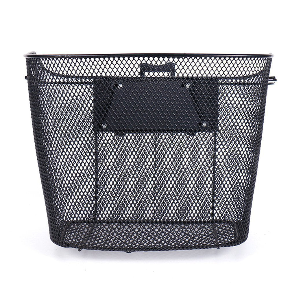 Front Quick Release Mesh Bicycle Basket with Locking Handlebar Mount Kalsten