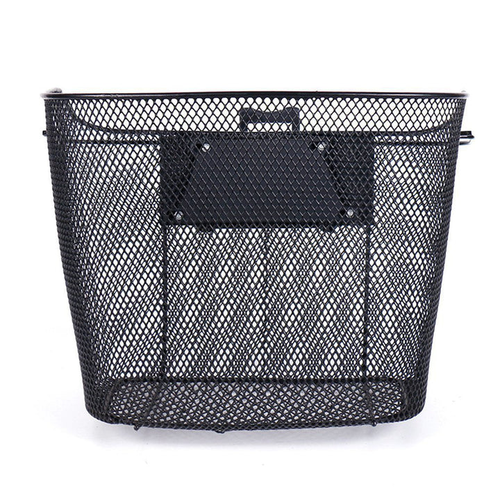 Front Quick Release Mesh Bicycle Basket with Locking Handlebar Mount Kalsten