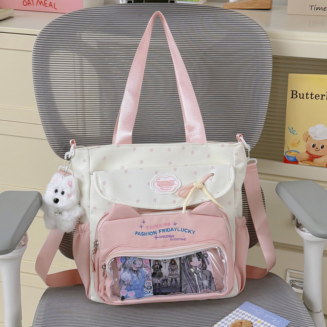 Trendy Multi-Pocket Shoulder Bag Kalsten