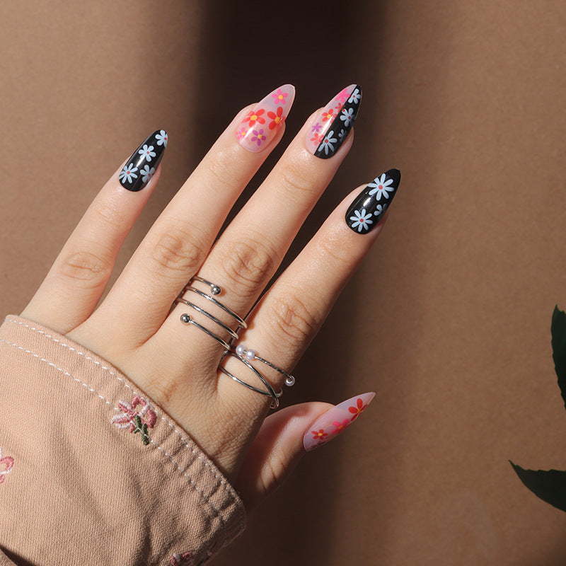 Artistic Floral Stiletto Nail Art Set Kalsten