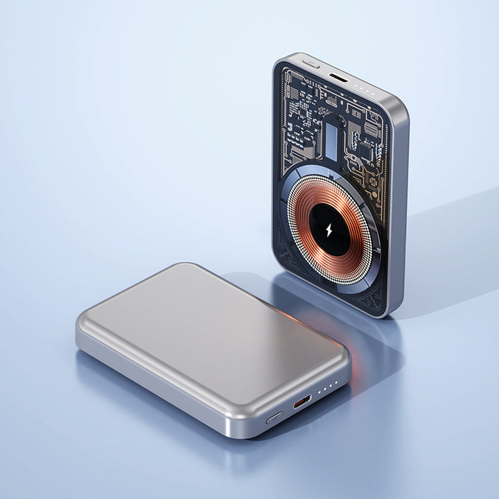 Magnetic Powerbank with Qi Technology Kalsten