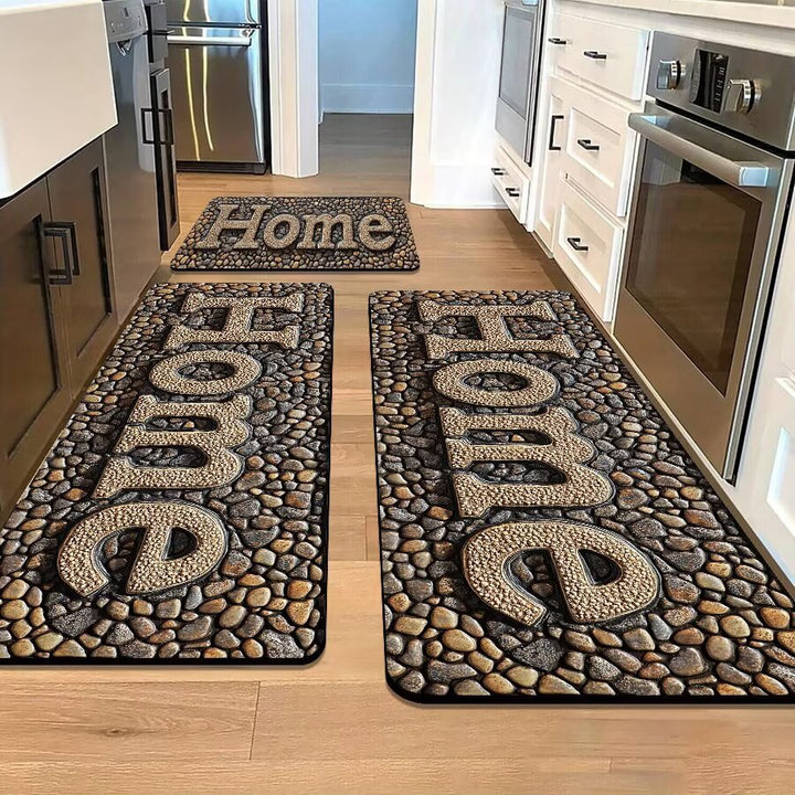 Stone-Inspired Decorative Area Mat Kalsten