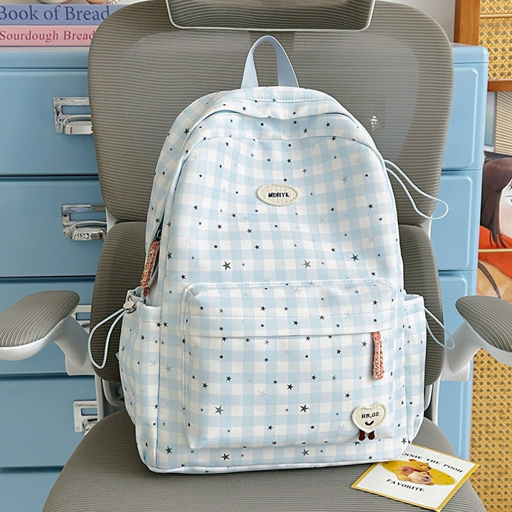 Stylish Checkered Mini Backpack Kalsten