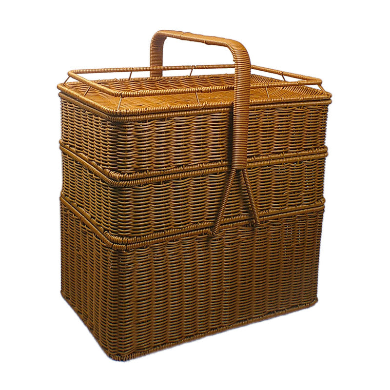 Multi-Compartment Woven Storage Organizer Kalsten