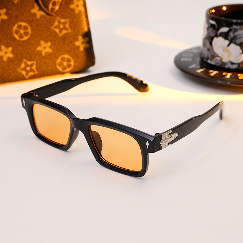Ladies elegant rectangular sunglasses with special frame Kalsten