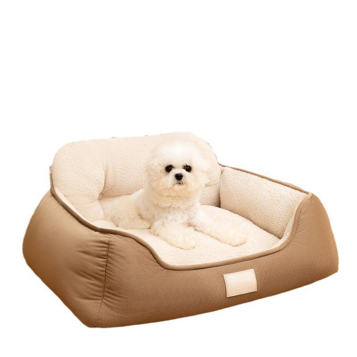 Orthopedic Plush Dog Bed