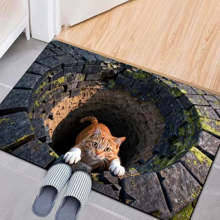 Anti-Slip Funny Cat Themed Doormat Kalsten
