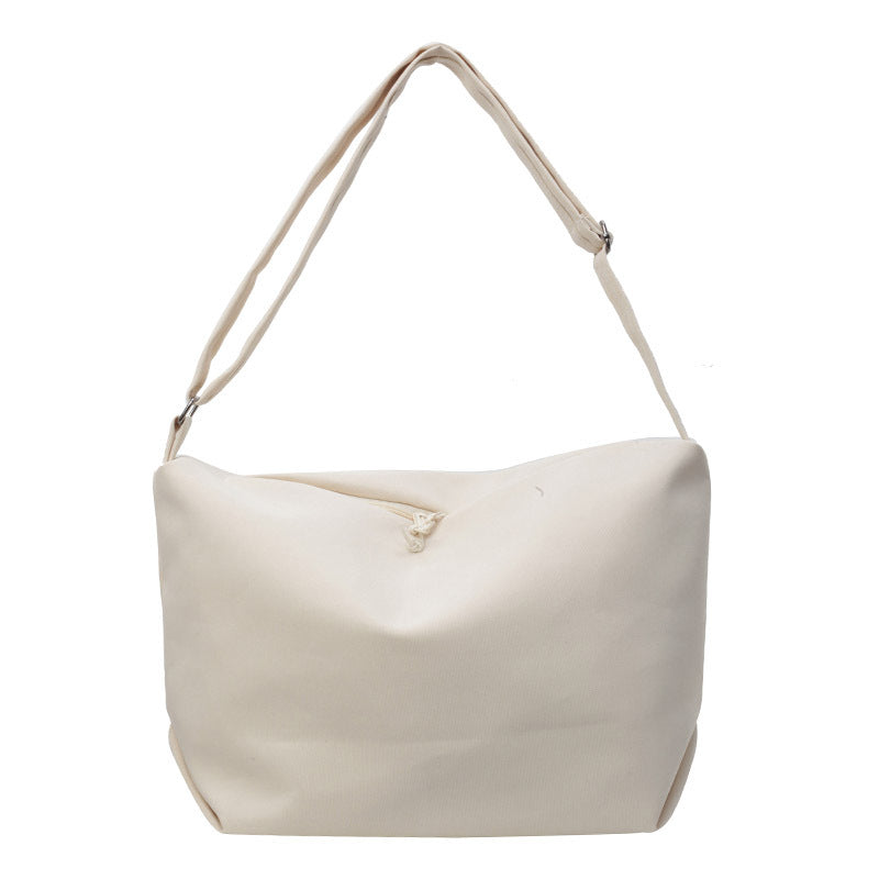 Contoured Soft Fabric Shoulder Bag Kalsten