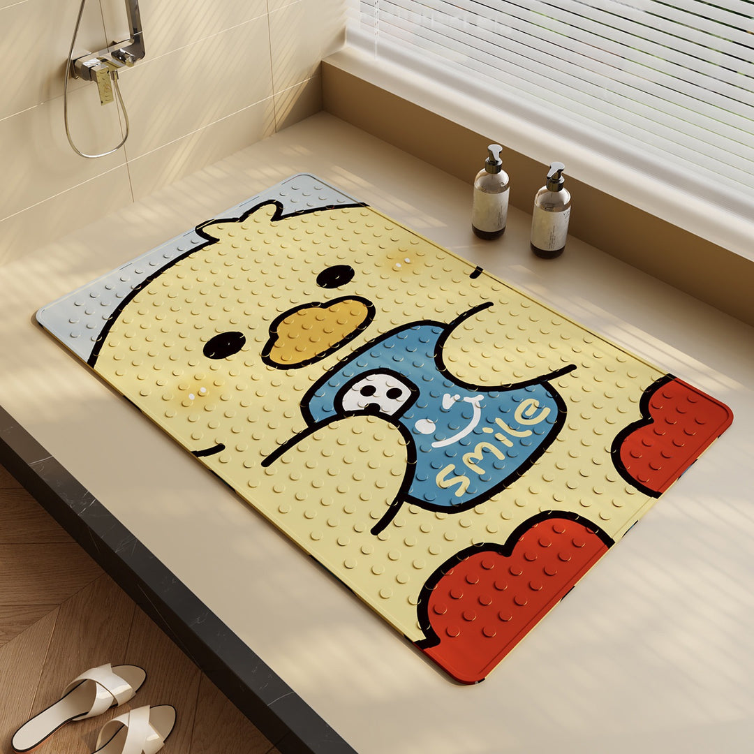 Fun Shark-Themed Bath Mat Kalsten