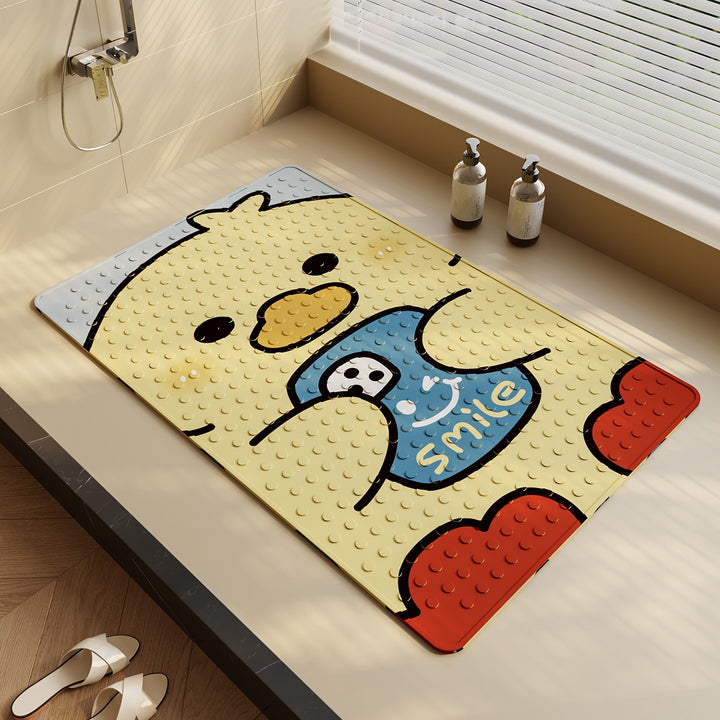 Fun Shark-Themed Bath Mat Kalsten