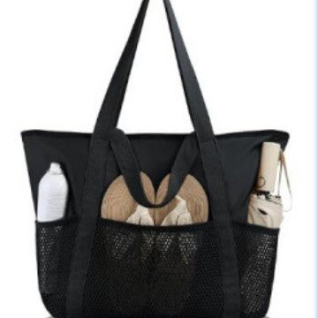 Stylish beach bag with ventilation net Kalsten