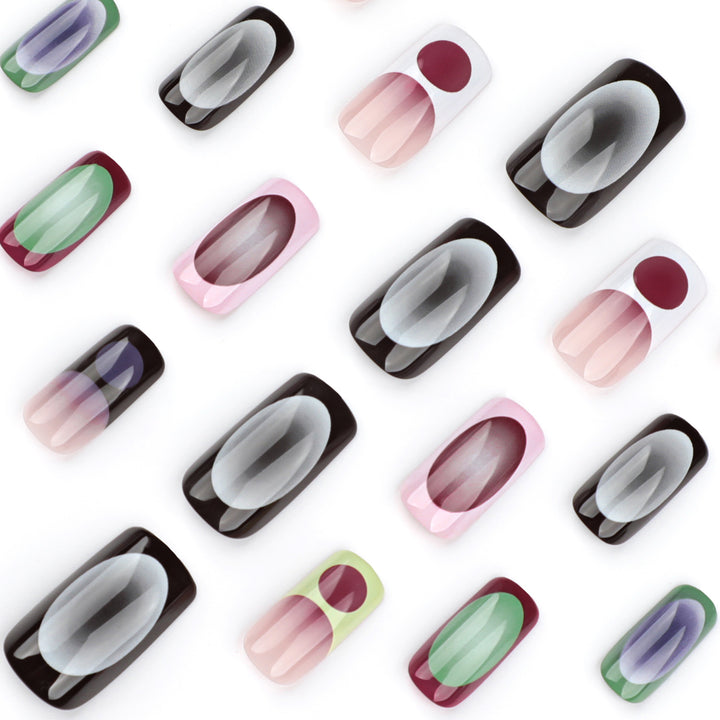 Artful Nail Art with Geometric Designs Kalsten