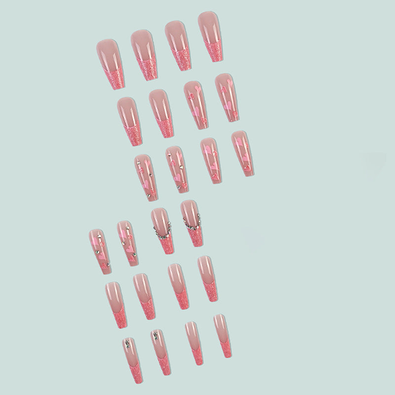 Playful heart nail art Kalsten