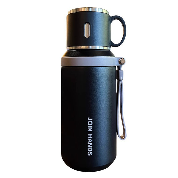 Women's Insulated Drinking Bottle with Ergonomic Grip and Leak-proof Lid System Kalsten