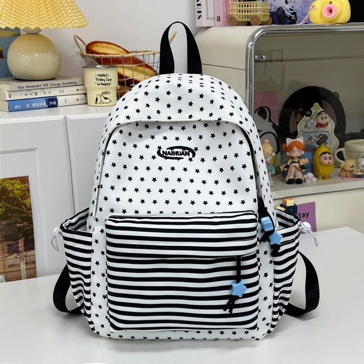 Stylish Star-Patterned Casual Backpack Kalsten