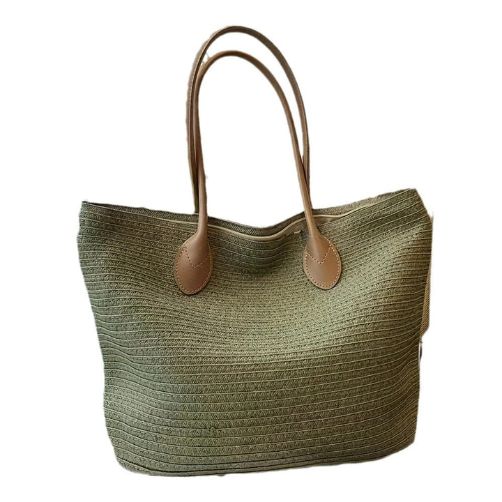 Spacious Tote Bag Made of Braided Natural Material Kalsten