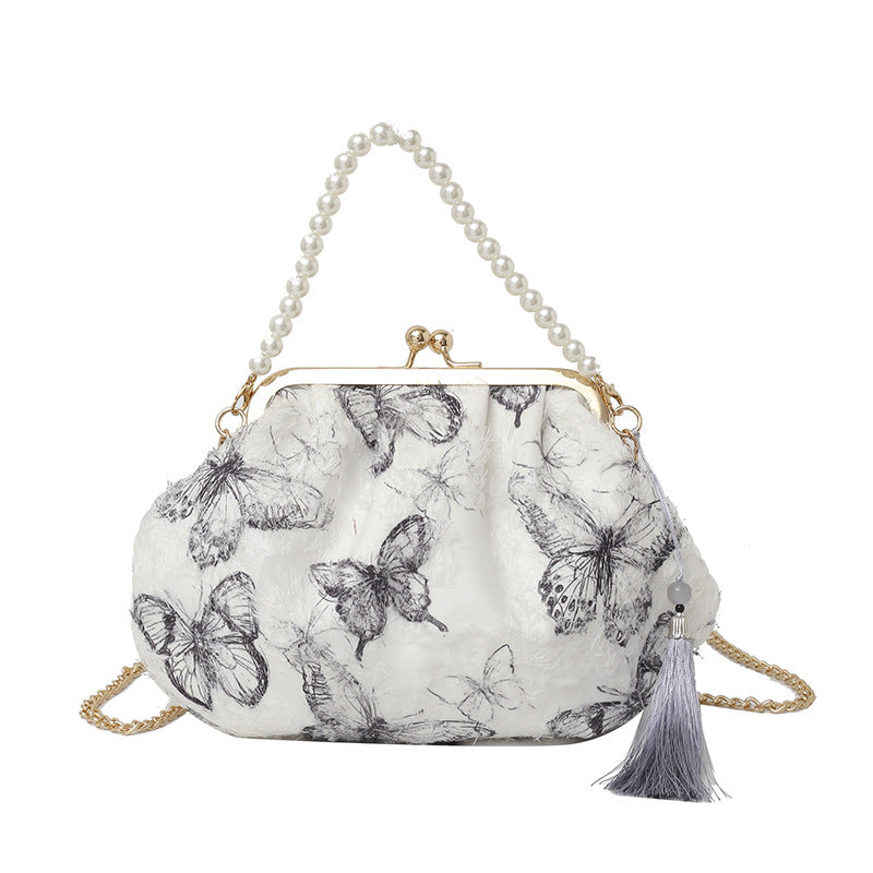 Elegant Floral Motif Clutch