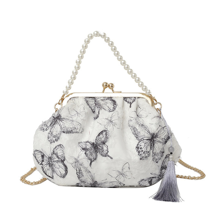 Elegant Floral Motif Clutch