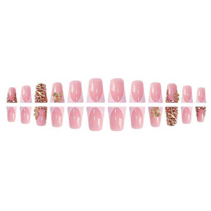 Decorative Crystal-Embellished Nail Art Kalsten