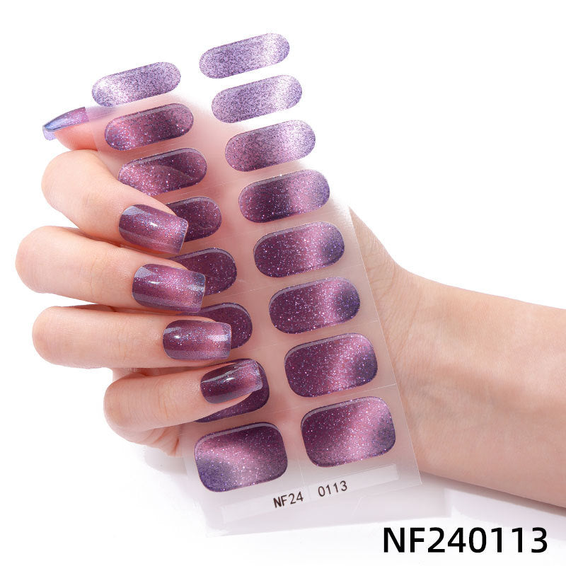 Sparkling Glossy Nail Wraps