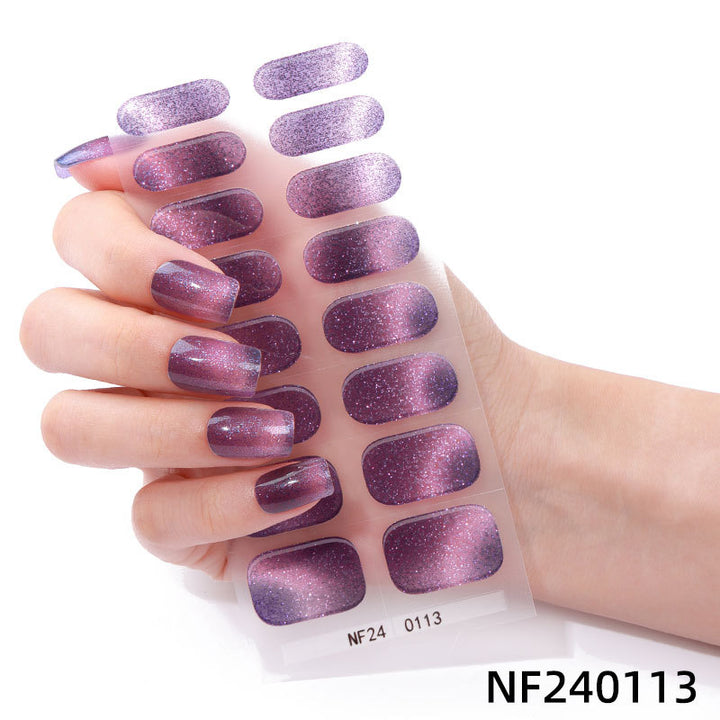 Sparkling Glossy Nail Wraps