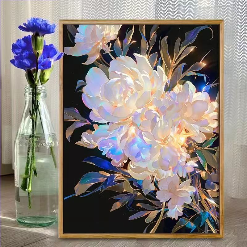 Floral Fantasy Illustration Art Print Kalsten