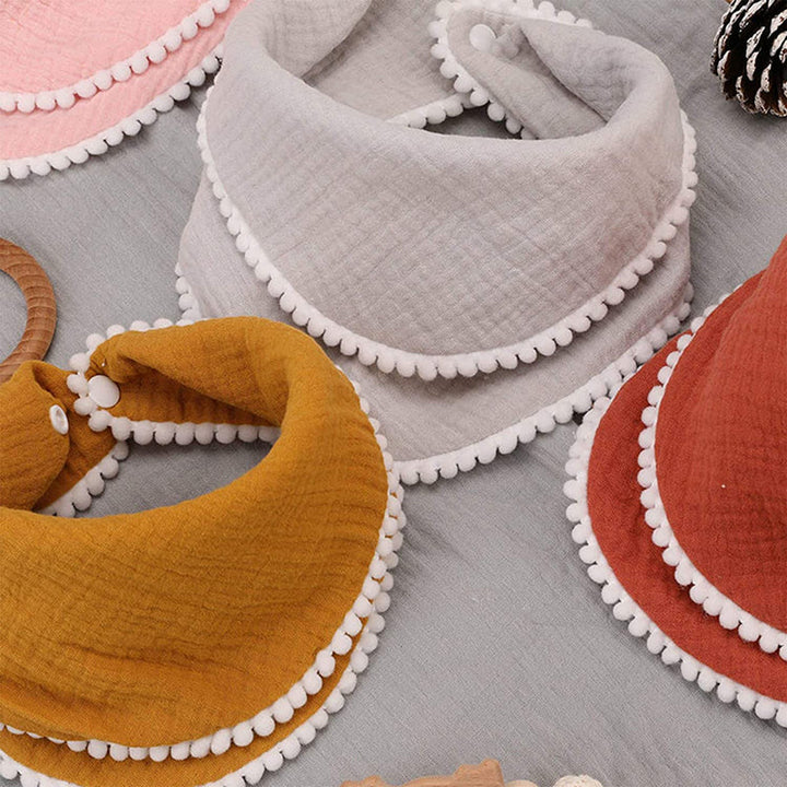 Soft Cotton Drool Bibs Set kalsten