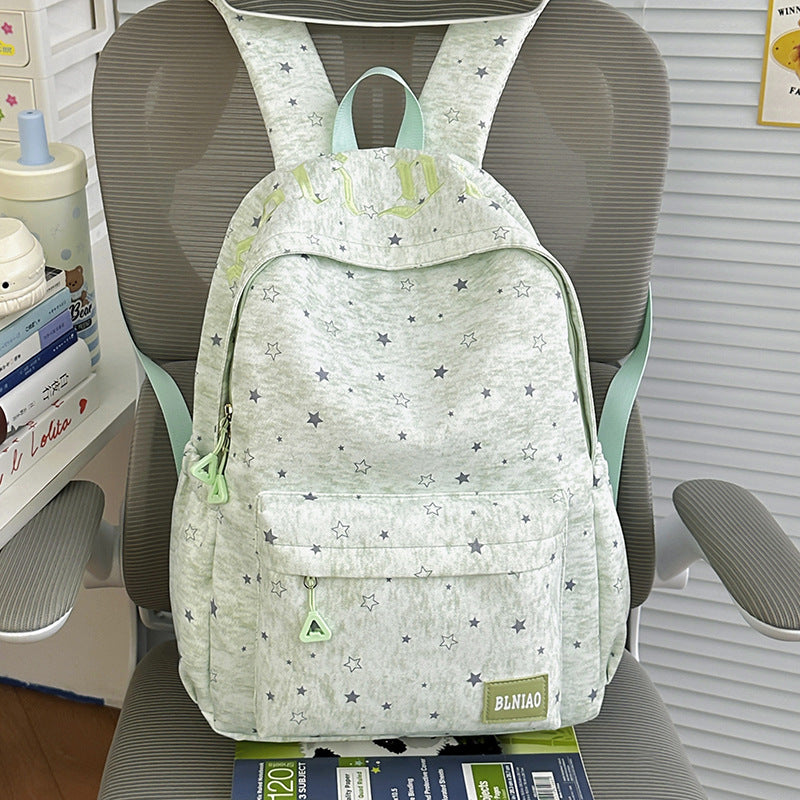 Stylish Lightweight Star-Patterned Backpack Kalsten