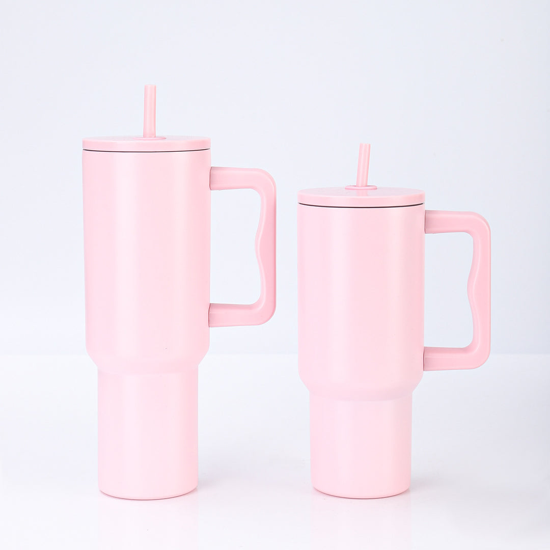 Women's High-Quality Insulated Mug with Integrated Straw Kalsten