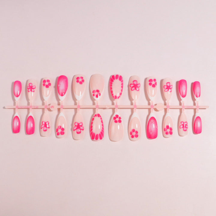 Premium Press-On Nail Set with Decorative Accents Kalsten