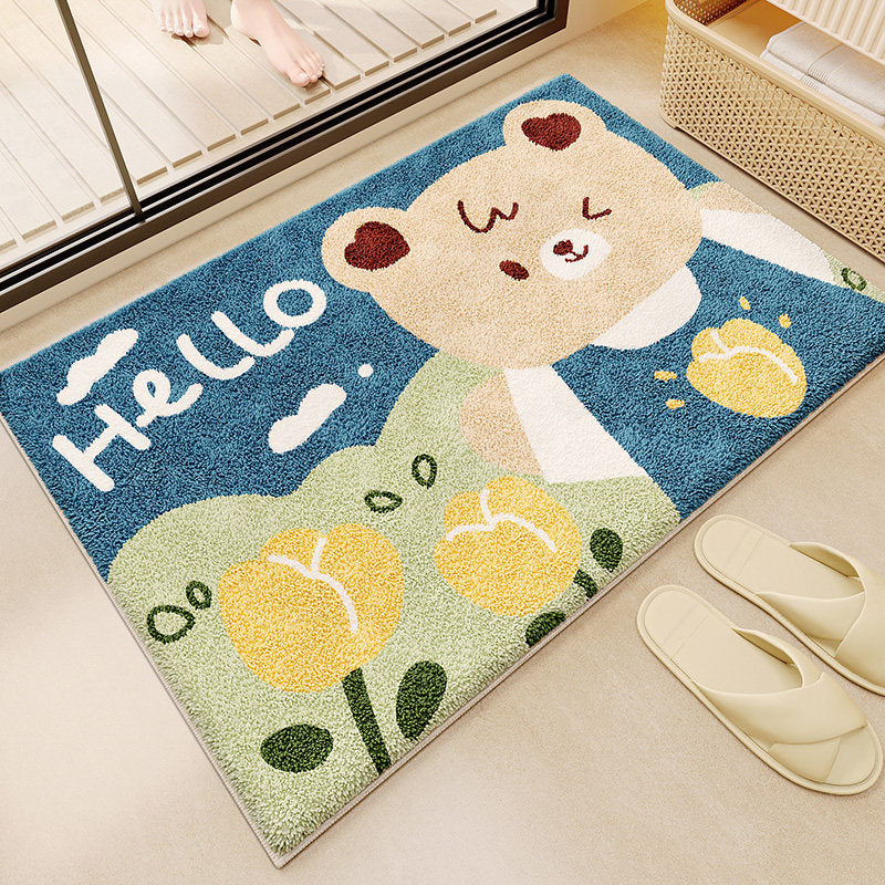 Fun Monster-Themed Bathroom Mat Kalsten