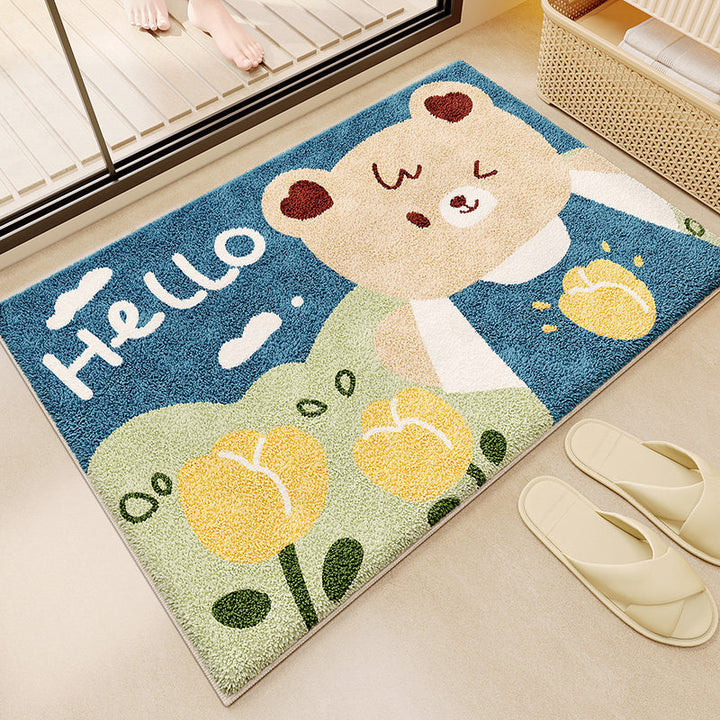 Fun Monster-Themed Bathroom Mat Kalsten