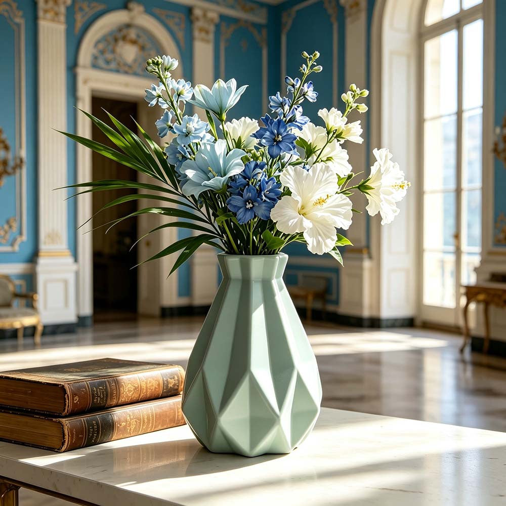 Elegant Geometric Shaped Vase Kalsten