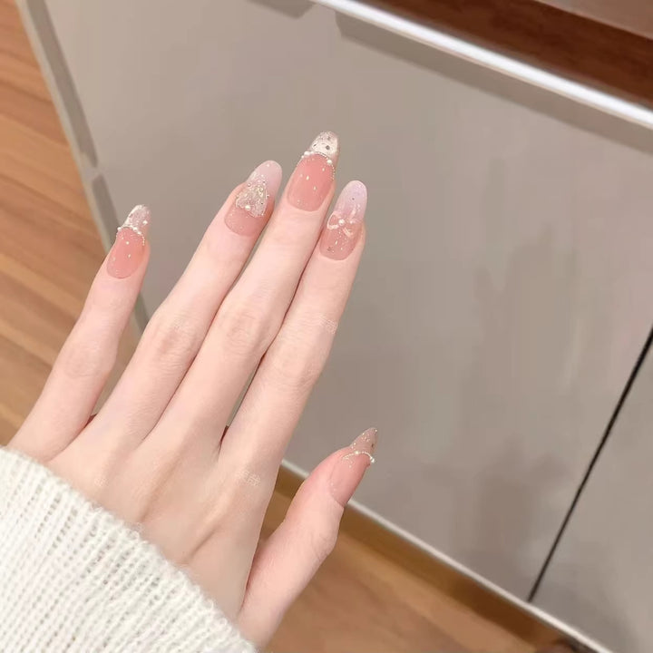 Elegant Decorative Press-On Nail Art