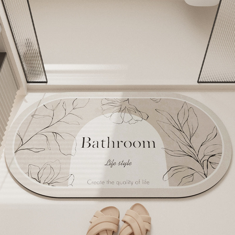 Stylish Decorative Bathroom Mat Kalsten