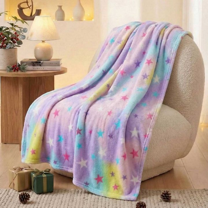 Cozy Star Patterned Blanket