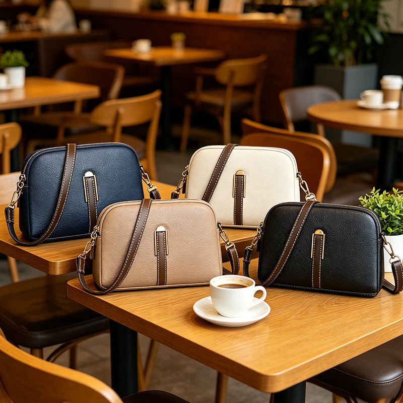 Elegant Textured Crossbody Bag
