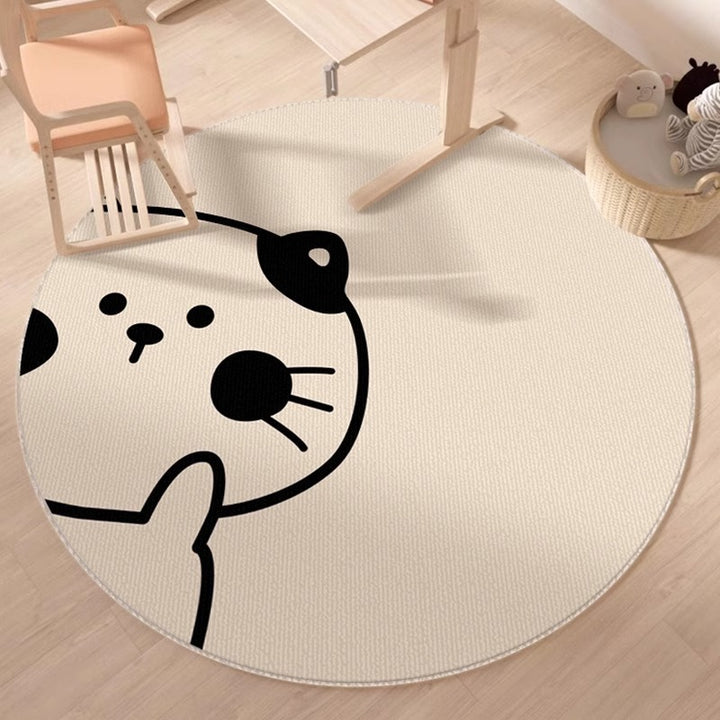Round Playroom Area Rug