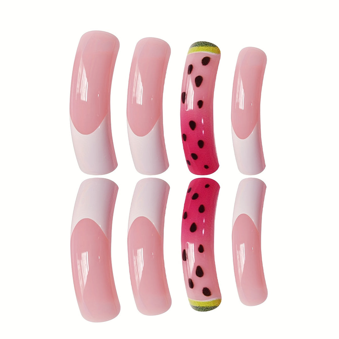 Creative Watermelon-Themed Nail Art Set Kalsten