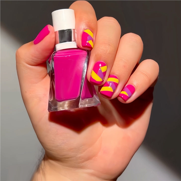 Vibrant Nail Art Press-On Set Kalsten