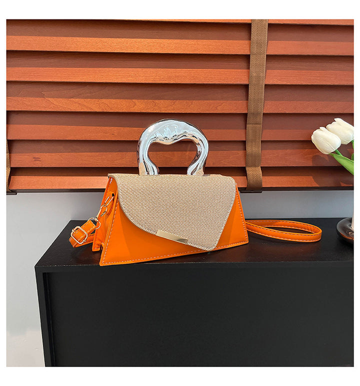 Stylish Geometric Structured Handbag Kalsten