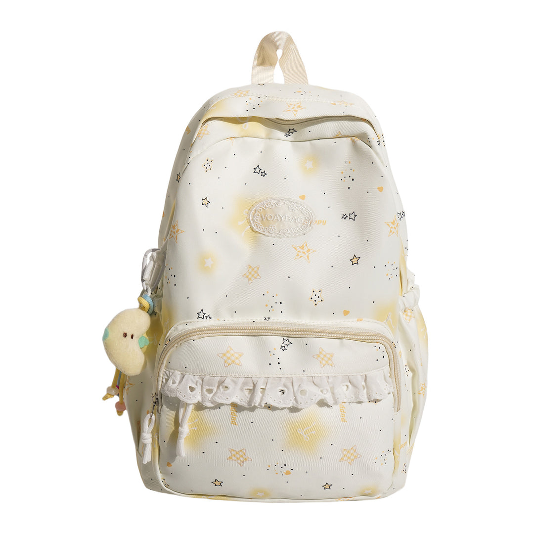 Charming Star-Embellished Casual Backpack Kalsten 1791205440