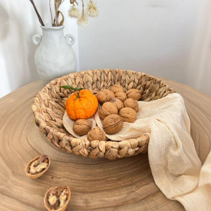Round Woven Storage Tray Kalsten