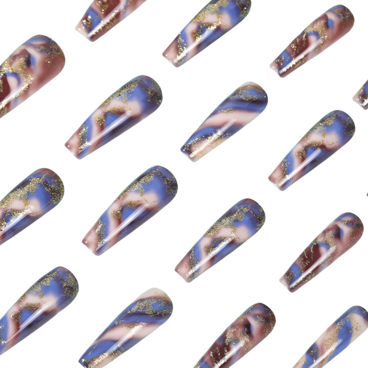 Artificial nails with luxurious design Kalsten