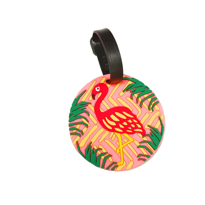 Unisex Luggage Tag in Vibrant Owl Design Kalsten